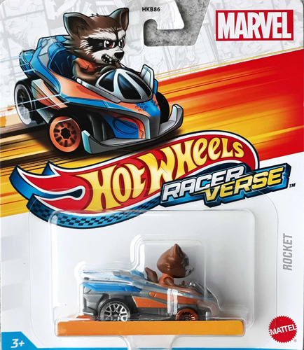 Figura Hot Wheels Racer Verse Marvel Rocket