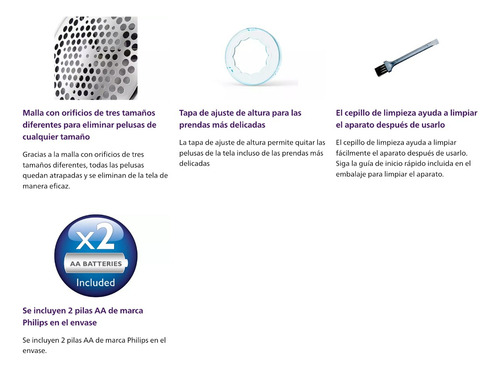 Imagen 5 de 7 de Sacapelusas Eléctrico Philips Gc026/00