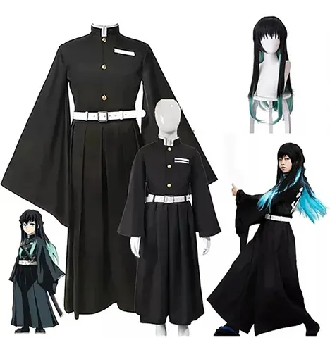 comprar Demon Slayer Kimono Tokitou Muichirou Disfraz De Cosplay Disfraz De Halloween Con Peluca
