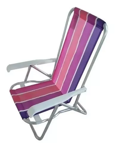 SILLA DE PLAYA MOR RECLINABLE DE 4 POSICIONES