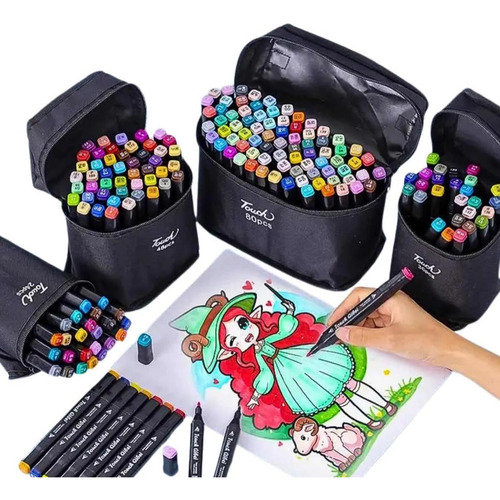 Kit Livro Bobbie Goods E Canetinhas Para Pintar 48 Cores