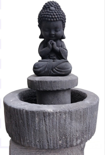 Fuente Buda Bebé Meditando (piedra) 