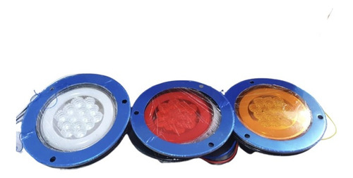 Stop Led Redondo 4 Pulgada Ojo Angel Encava Camion Gandola