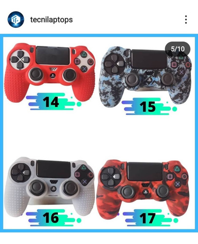 Imagen 5 de 9 de Forro Funda Protector Control Ps4 Somos Tienda Física