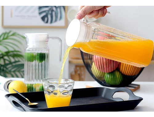 Jarro De Bebida De Chá Gelado Chaleira Às Riscas 1100ml