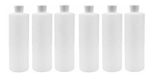 Botellas De Compresión Pexale 16 Oz De Plástico Con Tapa Aba
