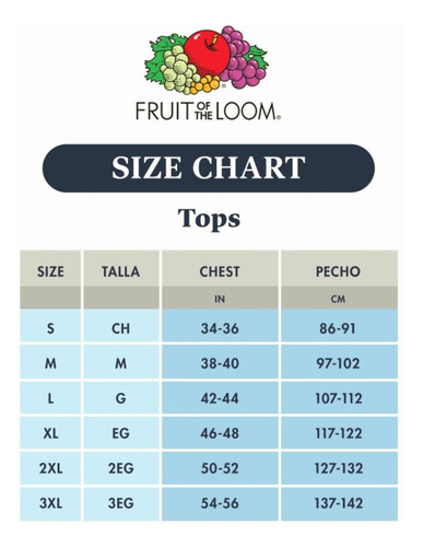 Fruit Of The Loom Camisetas De Algodón Transpirable Para