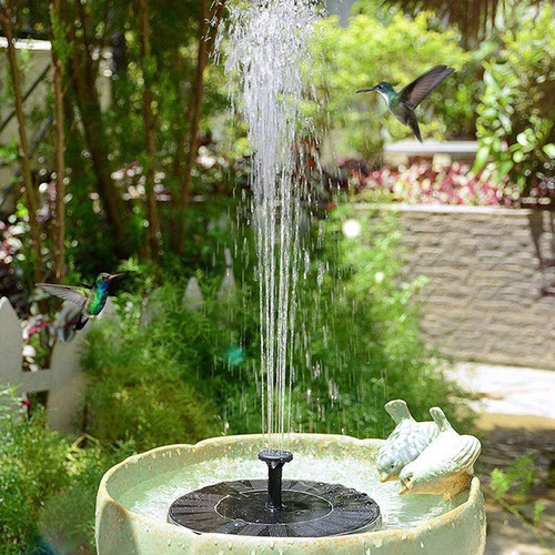 Bomba De Agua Con Fuente Solar Para Jardín, Estanque,cascad*