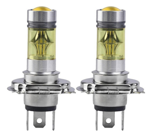 . Proyector Antiniebla Led Amarillo H4 De 100 W, 4300 K, De