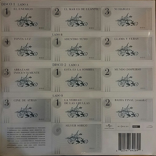 Spinetta Silver Sorgo Vinilo Nuevo 2 Lp