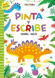 Libros Para Pintar Pinta Y Escribe Dinosaurio Artemisa