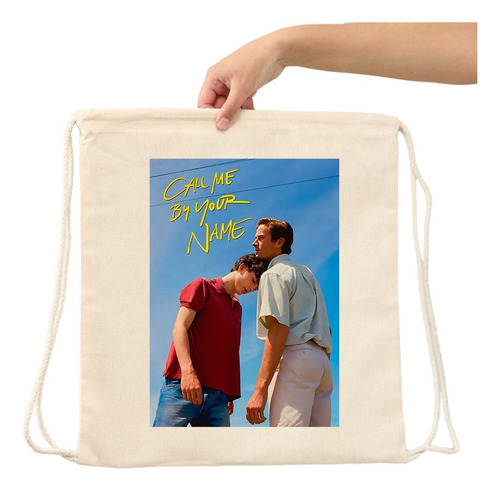 Mochila Call Me By Your Name Beige Ilustrado