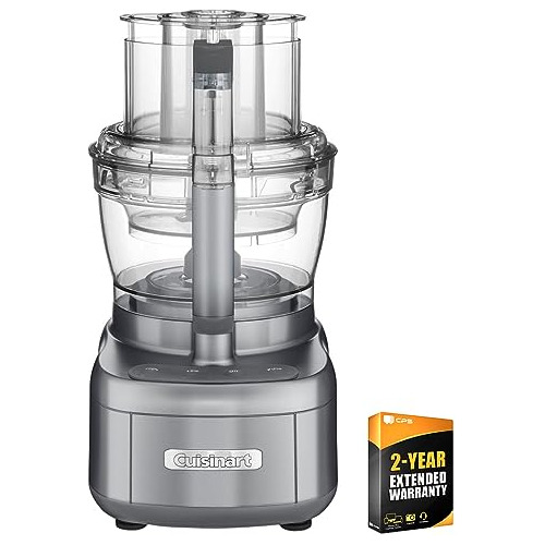 Cuisinart Fp-2gm Elemental Food Processor With 11-cup And 4.