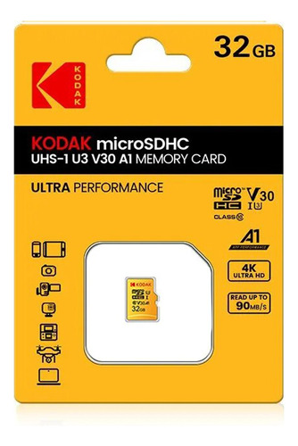 Kodak Tarjeta De Memoria Tf Card V30 32gb