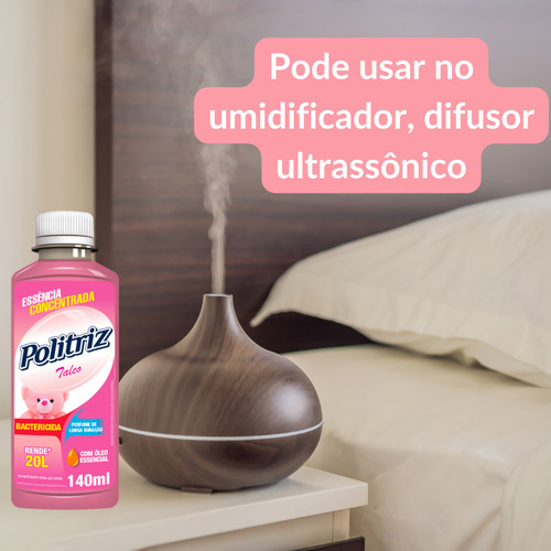 Essência Concentrada Talco Cheirinho De Bebê Rende 20 Litros