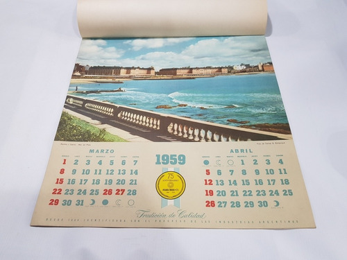 Imagen 5 de 8 de Antiguo Almanaque Agar Cross 1959 Roca Soler Arg Mag 58616