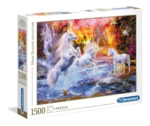 Puzzle Wild Unicorns 1500 Piezas Clementoni Nuevo Original