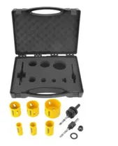 Comprar Jogo De Serras Copo Bimetal Aço Com 9 Peças Scv 300 Vonder