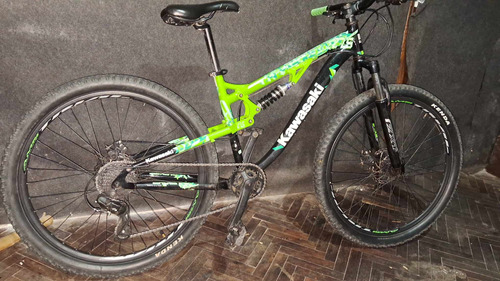 Bicicleta Kawasaki Doble Suspencion Rodado 27 Talle M