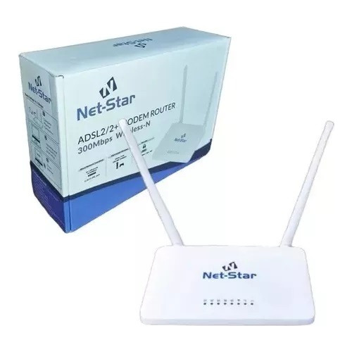 Modem Router Netstar 2 Antenas 300mbps