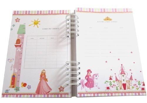 Imagem 5 de 10 de Álbum De Bebê Meninas Foto Personalizado Real Scrapbook 90 F