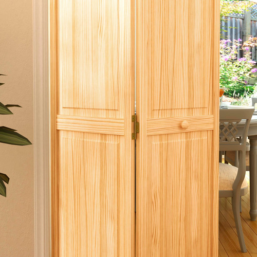 Imagen 5 de 10 de Puerta Plegable 2 Hojas En Madera, Divisoria Ambiente - Rc