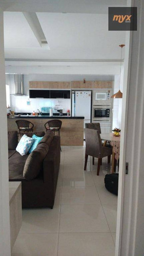 Imagem 4 de 10 de Apartamento Com 2 Dormitórios À Venda, 77 M² Por R$ 720.800,00 - Centro - São Vicente/sp - Ap6038
