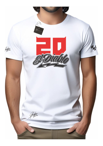 Polera Fabio Quartararo Moto Gp + Sticker De Regalo Ref#2