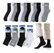 Comprar Pack 12 Calcetines Hombre Larga Deportiva Calcetas Bambú Adi