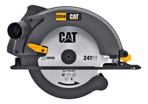 Serra Circular 127v 1400w Cat Dx59u Caterpillar