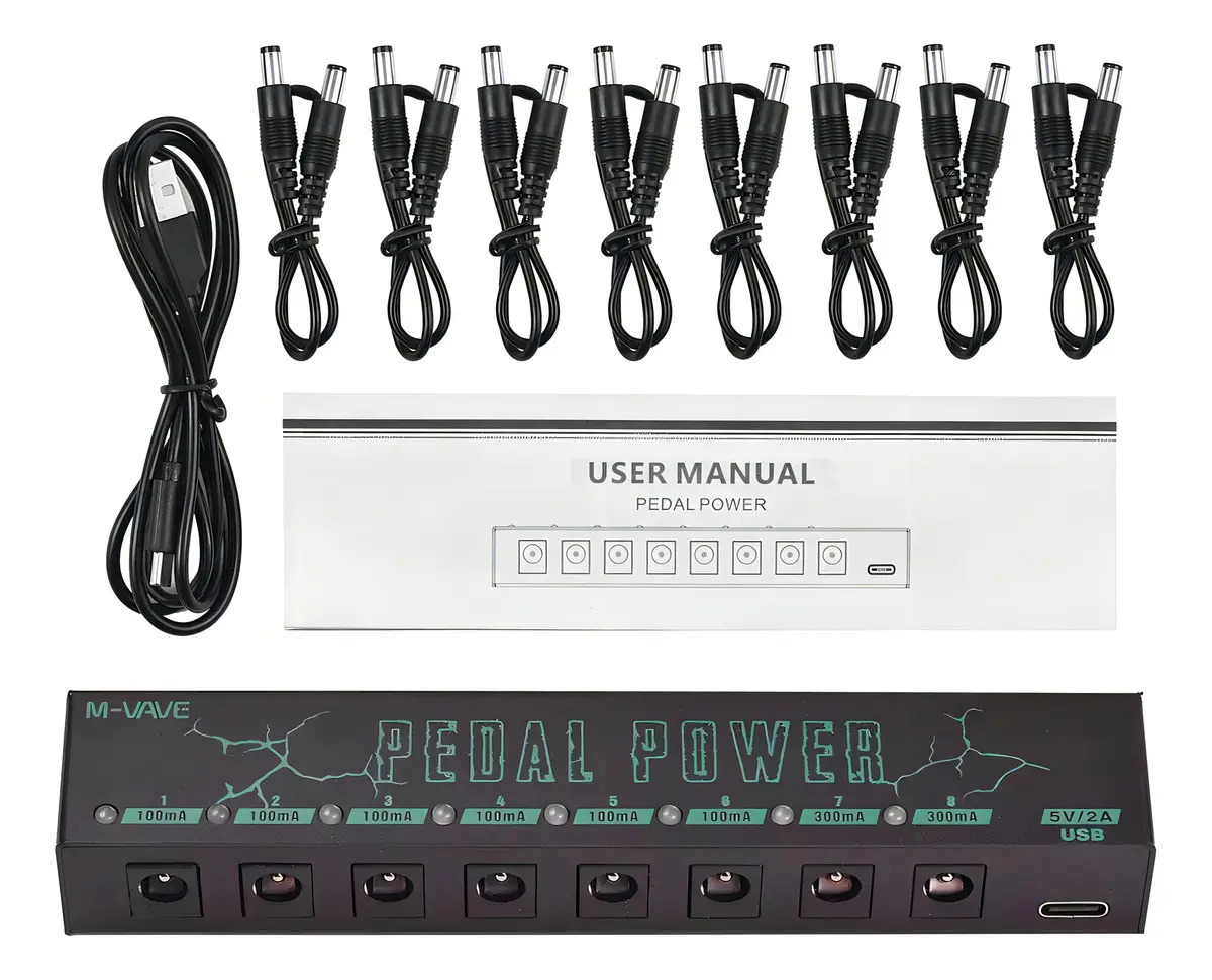 M-vave Fonte De Alimentação Para Pedal De Efeito De Guitarra VD-SK1
