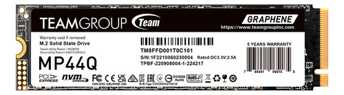 Ssd Team Group Mp44q Nvme 4tb Pcie 4.0, M.2 Tm8ffd004t0c101