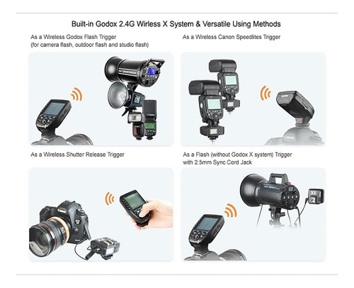 Disparador Inalambrico Godox Xproc , Ttl , 1/8000s , Con ...