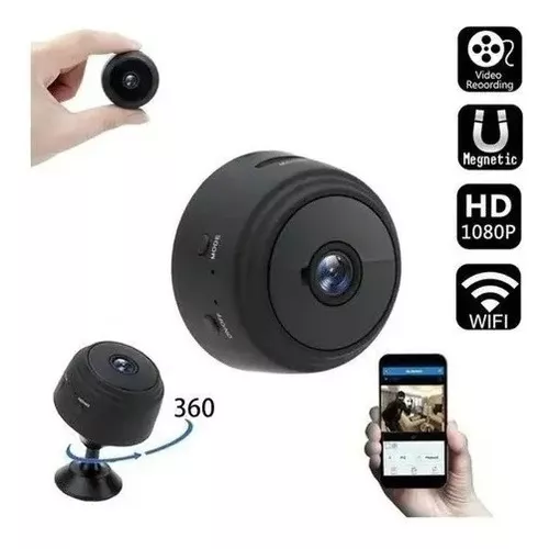 de madera Inocente invadir Cámara Espía Mini Wifi Full Hd 1080p Microfono Seguridad | MercadoLibre