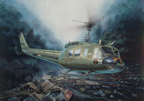 Italeri Kit 849 Helicoptero Bell Uh-1d 1/48 Supertoys