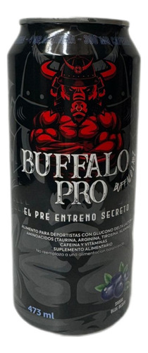 Pre Entreno 473ml Buffalo Labz X 6 Latas Pre Secreto