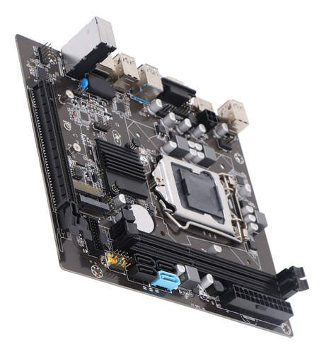 Placa Madre Minera B75 Gaming M.2 Con Puertos Ddr3 De Doble