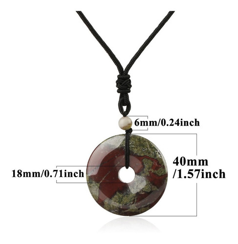Imagen 2 de 8 de Collar Cuarzo Spirit Sangre De Dragon - Abundancia