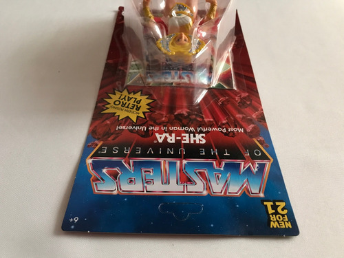 She-ra Motu Origins Retro Play Carton Unpunched Shera Mattel (Usado)