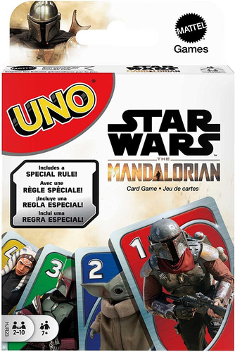 Uno, Mandalorian, Juego De Cartas Para Niños A Partir De 7 A