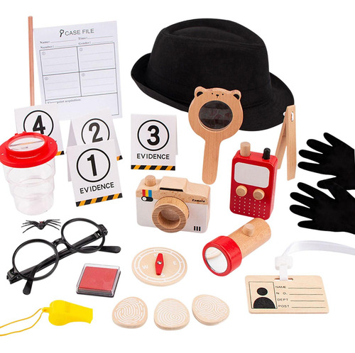 Disfraz De Detective Juego De Lupa Científica Para Niños