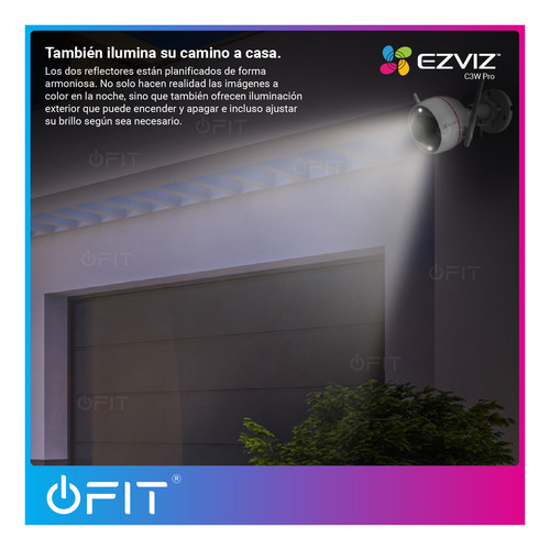 Imagen 6 de 9 de Camara Ip Wifi Ezviz Ezguard Plus 1080p 2mp Hd 2,8mm Slot Sd
