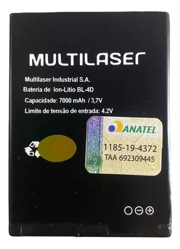B-a-t-eria Multilaser Bl-4d P/ Vita P9016/p9048