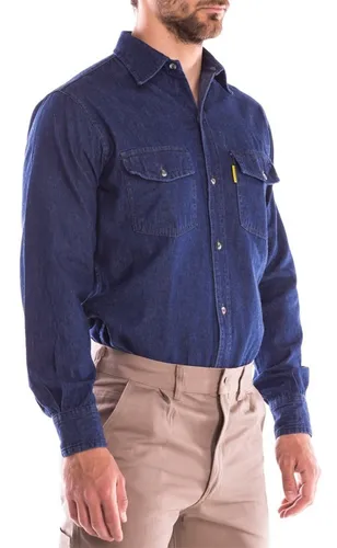 Camisa jeans de trabajo hot sale