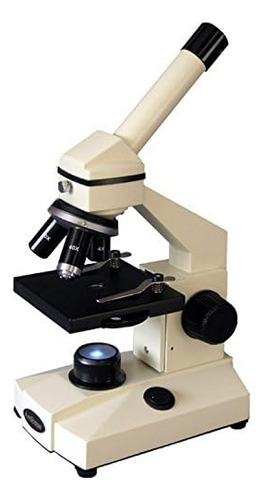 Microscopio Monocular Compuesto Amscope M100, Ocular Wf10x, 