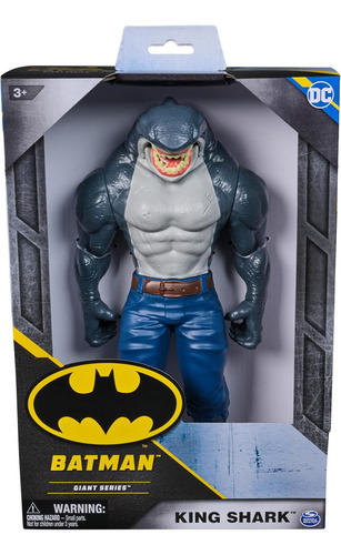Dc Figura Articulada King Shark 30cm Batman Giant Series