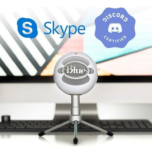 Imagen 7 de 10 de Micrófono Blue Snowball Ice condensador cardioide blanco