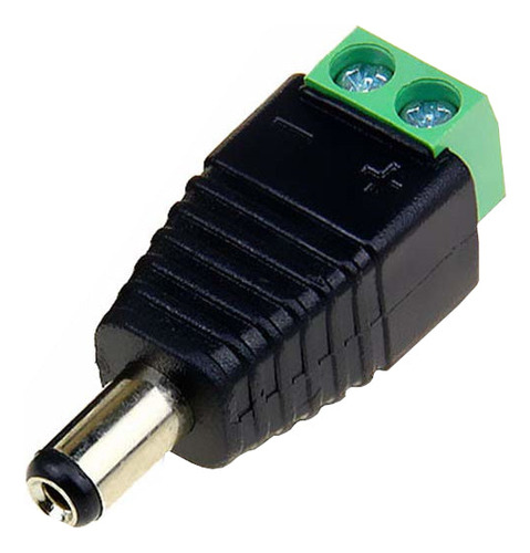 Conector Plug Corriente Dc 12v Macho Cctv Por Unidad