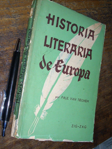 Historia Literaria De Europa Paul Van Tieghem Zigzag