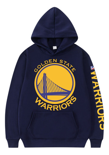 Sudadera Estilo Golden State Warriors, Unisex Con Capucha